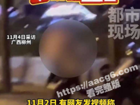 广西柳州醉酒女子路边被强* 路人拍下全过程 现场视频流出 女子被侵犯后自* 为不实信息