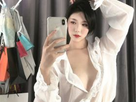 高颜值御姐抖娘利世 最新写真福利 办公室OL职业装捆绑