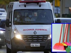 巴西34岁男全裸洗浴室一滑，扫把柄直入肛门