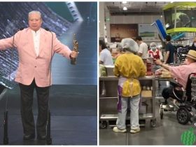 洪金宝深圳逛超市又被捕获，与粉丝合照举动惹网友热议