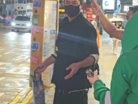 古天乐闹市出伞阵有排场,原来出自大刘保镖
