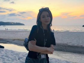 林峯老婆独自去布吉狂欢?与红遍亚洲男神泳池玩水枪