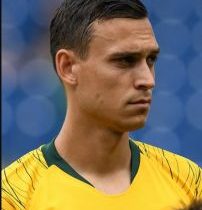 明星档案:塞恩斯伯里(2022卡塔尔世界杯澳大利亚队后卫队员)个人资料